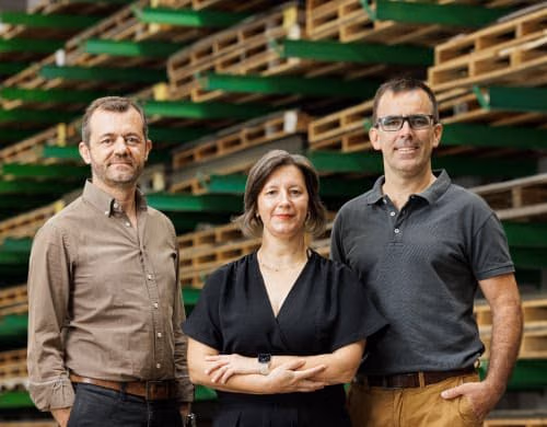 Sócios-gerentes da Floema, Miguel Pessoa, Ana Quinta e Fernando Pinto.